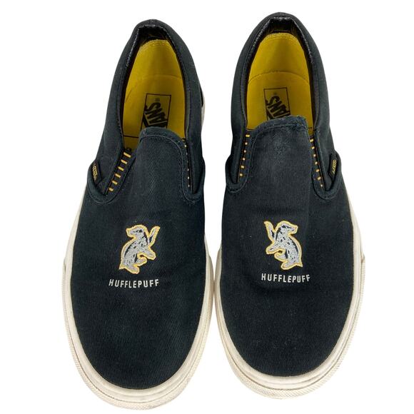 Vans Slip On Sneaker Harry Potter Hufflepuff Unisex Women's 8 Men's 6.5 - Picture 1 of 11
